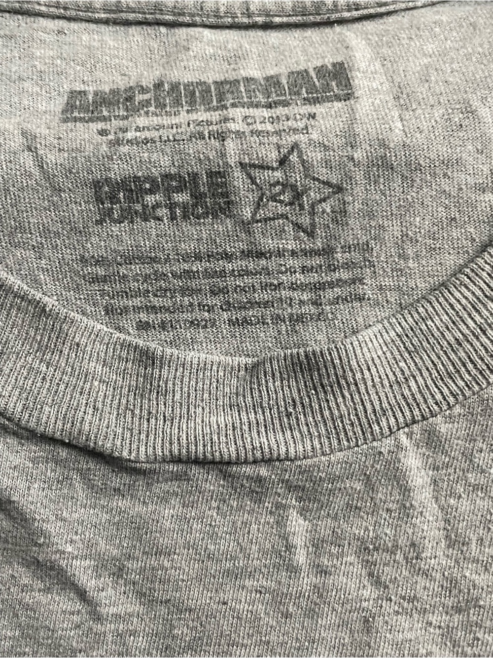 Ripple Junction Anchorman Gray & Black "Stay Classy" Short Sleeve Tee - Picture 2 of 2